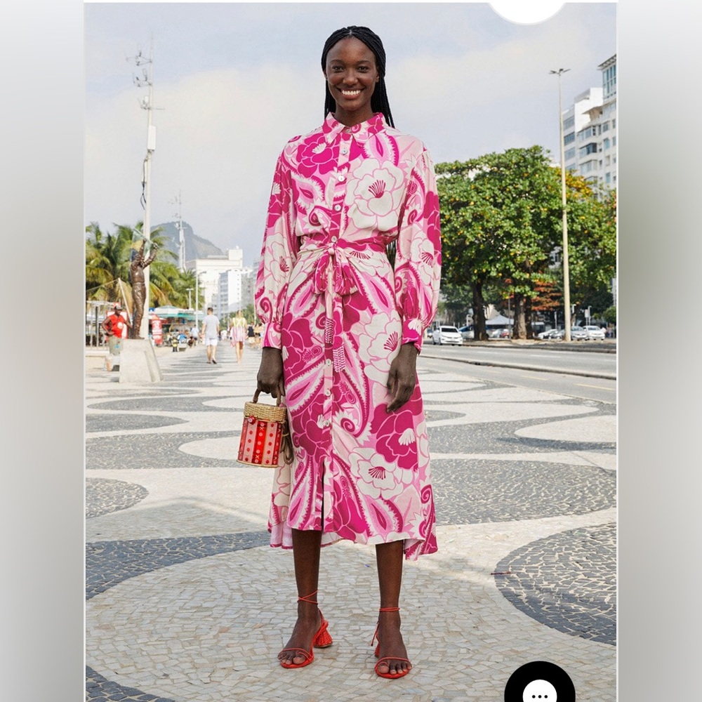 FARM Rio Tropical Groove Midi Dress